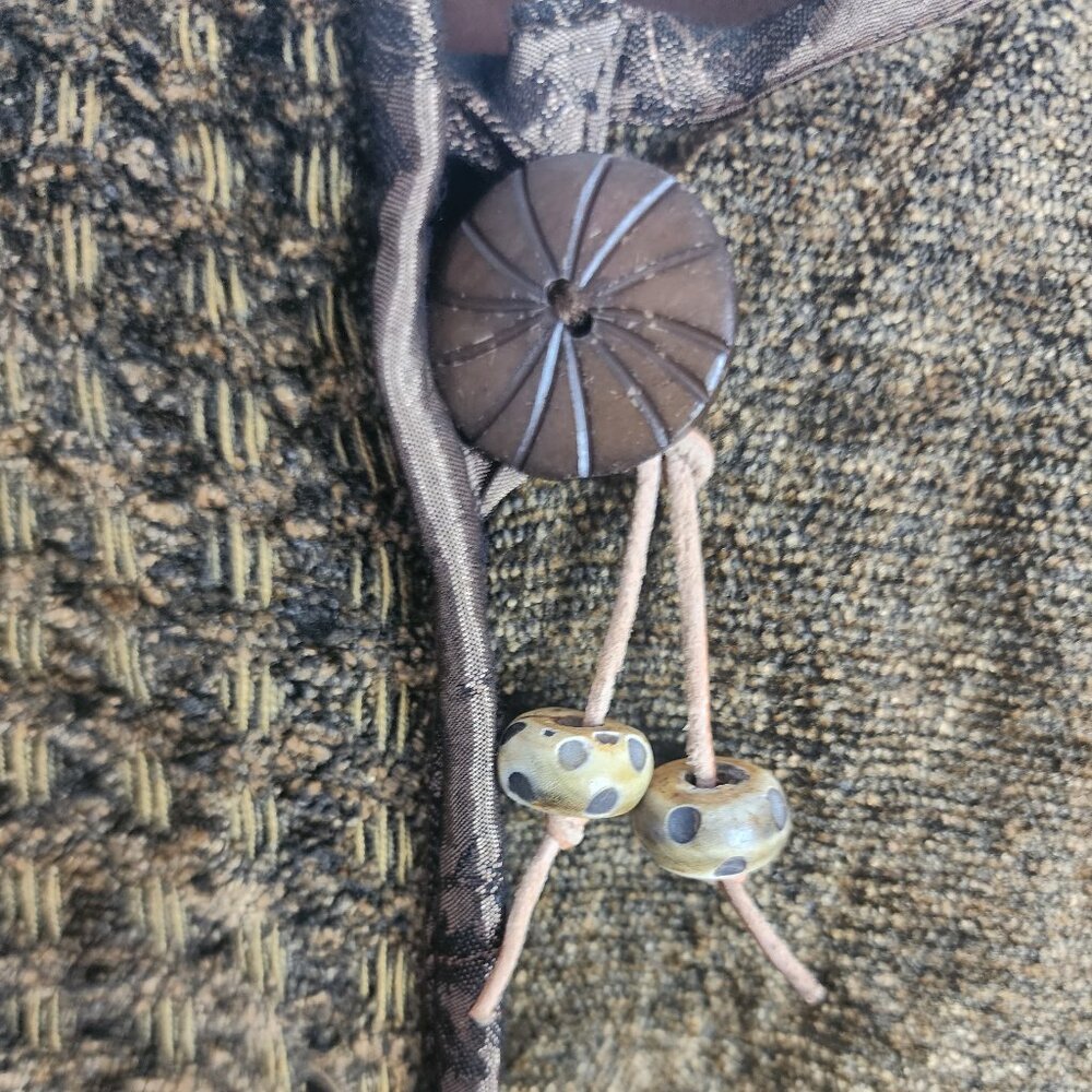 Flashback Green Sweater With Brown Patterns - image 3